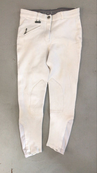 2nd Hand Harrys Horse Breeches/ White/ 9 - 10yrs
