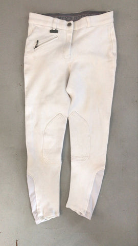 2nd Hand Harrys Horse Breeches/ White/ 9 - 10yrs