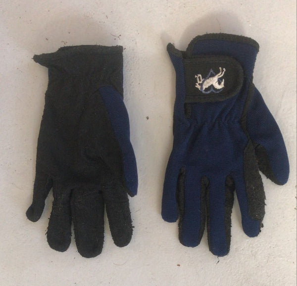 2nd Hand Gloves/ Navy/ 12 - 14yrs