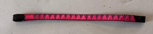 2nd Hand Showing Browband/ Pink & Purple/ Pony