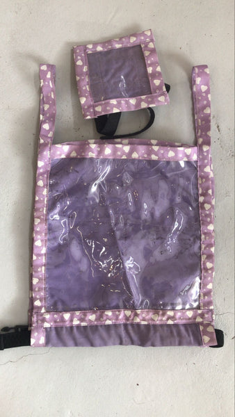 2nd Hand Number Bib and Medical Card Holder/ Purple