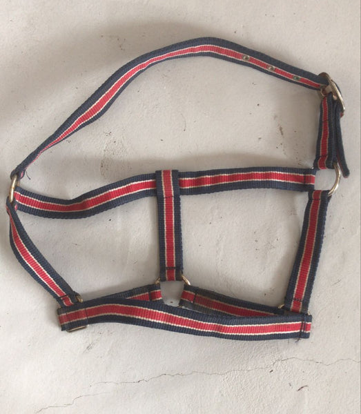 2nd Hand Navy & Red Halter/ Pony