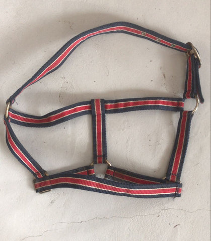 2nd Hand Navy & Red Halter/ Pony