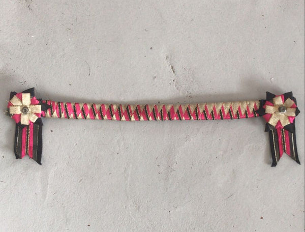 2nd Hand Showing Browband/ Pink/ Gold/ Black