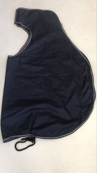 2nd Hand Equimac waterproof quarter sheet/ Navy/ Med