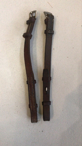 2nd Hand Cheek Pieces/ Brown/ Cob