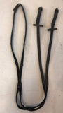 2nd Hand Cleated Web Reins/ Black/ Cob (2)