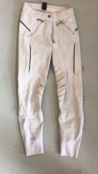2nd Hand Equitheme Breeches/ White/ 32