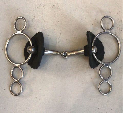 2nd Hand Dutch Gag with Silicon Bit Guards/ 5inch