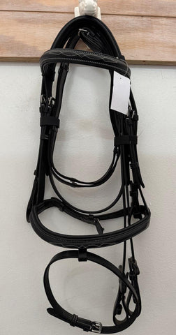 Indiana Fancy Stitch Bridle/ Black/ Cob