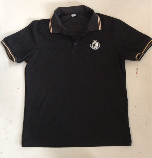 2nd Hand Wilderness Polo Shirt/ Black/ Medium