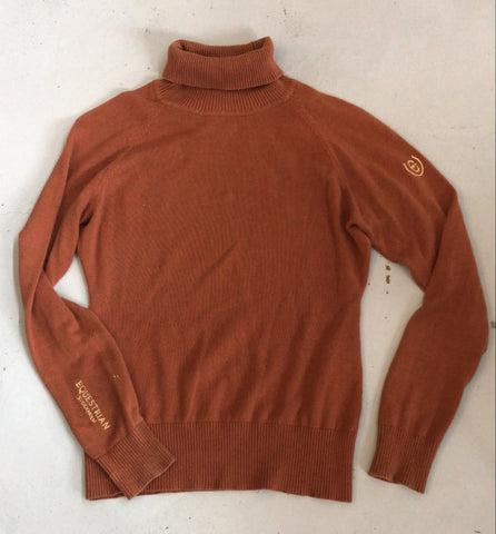 2nd Hand Equestrian Stockholm/ High Neck Jersey/ Burnt Orange/ Med