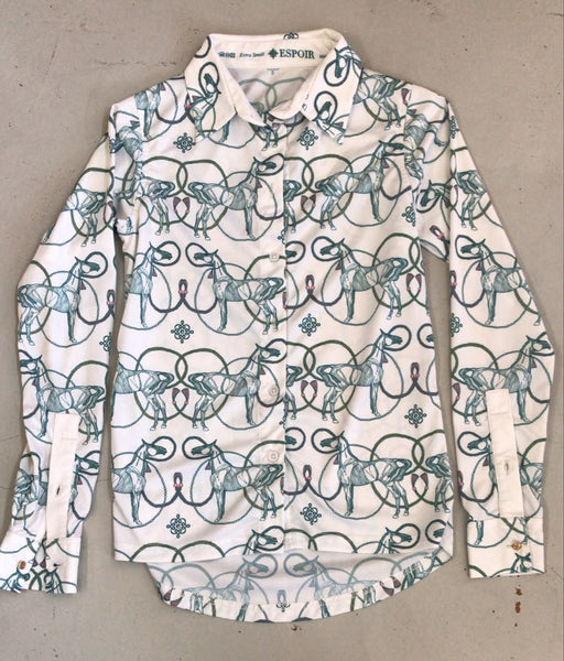 2nd Hand Espoir Shirt/ White Horse/ XS