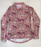 2nd Hand Espoir Shirt/ Pink Horse/ XS