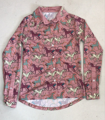 2nd Hand Espoir Shirt/ Pink Horse/ XS