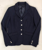 2nd Hand Tweed Type Jacket/ Navy/ Large