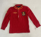 2nd Hand Ralph Lauren Long Sleeve Riding Top/ Maroon/ 4yrs