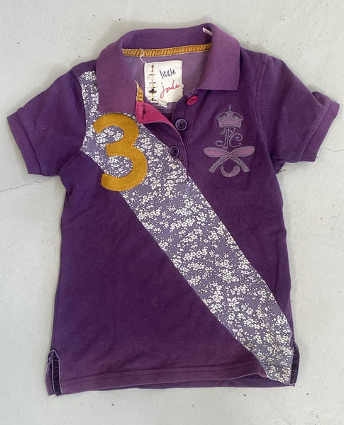 2nd Hand Little Joule Riding Top/ Purple/ 4yrs
