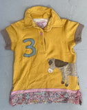 2nd Hand Little Joule Riding Top/ Yellow/ 4yrs