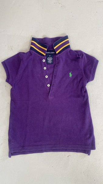 2nd Hand Ralph Lauren Polo Top/ Purple/ 3yrs