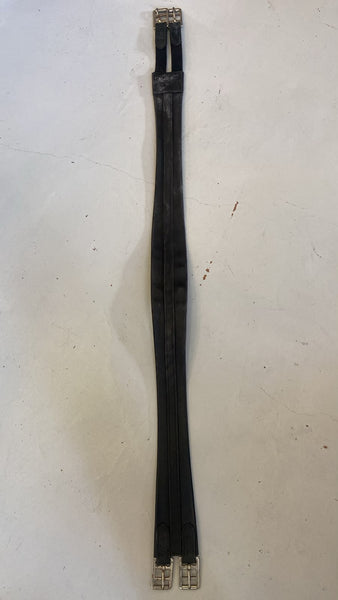 2nd Hand Leather Girth/ Black/ 50"