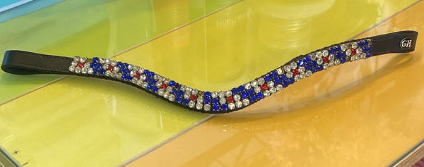 2nd Hand GH Bling Browband/ Black Full