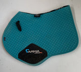 2nd Hand Aubrion Saddlepad/ Teal/ Cob