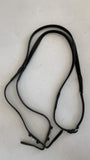 2nd Hand Rubber Reins/ Black/ Full