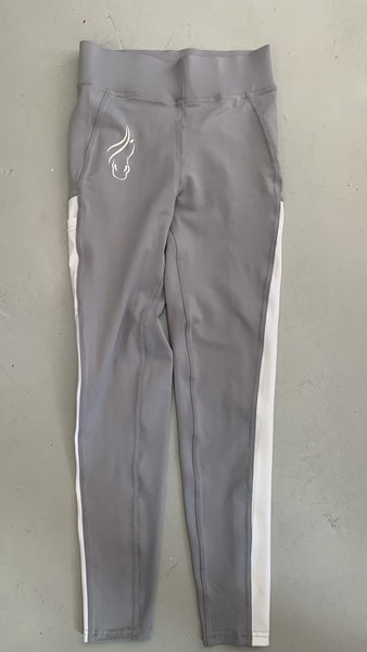 2nd Hand Tights/ Grey & White / 34