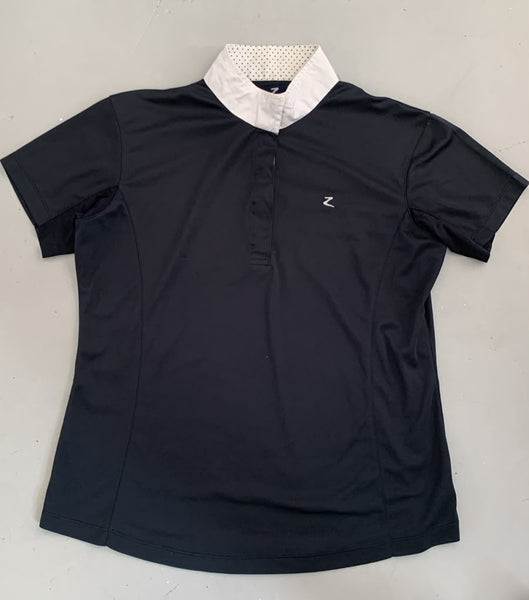 2nd Hand Horze Show Shirt/ Navy/ 38