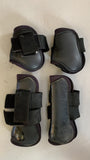 2nd Hand Tendon & Fetlock Boot set/ Black/ Full