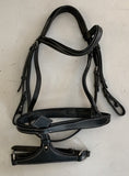 2nd Hand Blue Steel Jump Strap Bridle/ Blk/ Cob