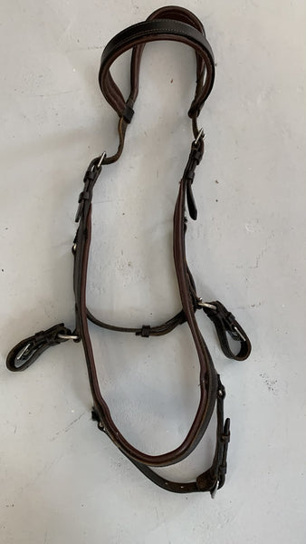 2nd Hand Relief Bridle/ Brown/ Cob