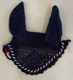 2nd Hand Ear Veil/ Navy/ Cob/Full