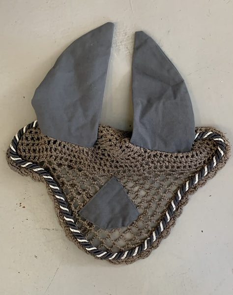 2nd Hand Ear Veil/ Grey/ Cob/Full