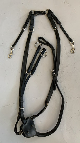 2nd Hand 5 Point Breastplate/ Blk/ Full
