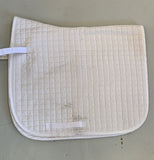 2nd Hand Dressage Saddlepad/ White / Full
