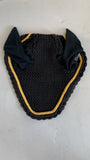 2nd Hand Equiline Ear Veils/ Black & Gold/ Full