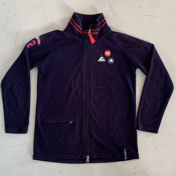 2nd Hand Horze Long Sleeve Fleece/ Navy/ 12yrs