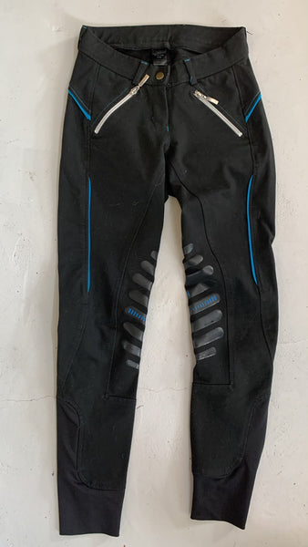 2nd Hand Equileisure Silicon Breeches/ Black/ SA30
