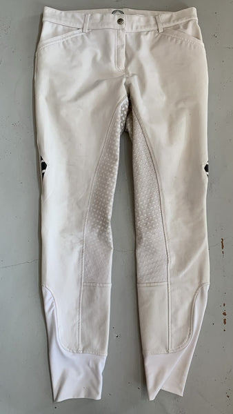 2nd Hand Harrys Horse Silicon Breeches/ White/ SA38