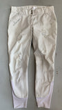 2nd Hand Harrys Horse Equestrian Society Silicon Breeches/ White/ SA40