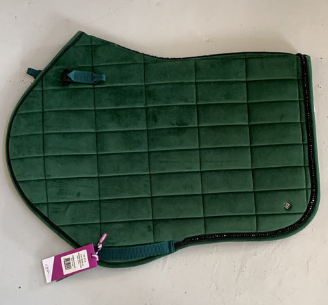 2nd Hand *NEW* QHP Saddlepad/ Dark Green/ Full