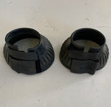 2nd Hand Velcro Over Reach Boots/ Black/ Cob