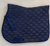 2nd Hand Saddlepad / Navy/ Cob
