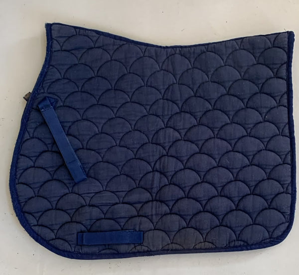 2nd Hand Saddlepad / Navy/ Cob