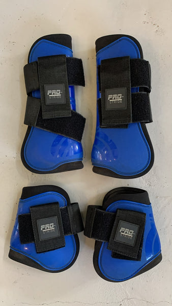 2nd Hand Prostride Tendon & Fetlock Boot SET/ Blue/ Full