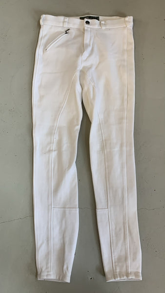 2nd Hand Horze Breeches/ White/ Kids X-Large