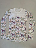 2nd Hand ESPOIR Long Sleeve Round Neck with Small Zip Tech Shirt