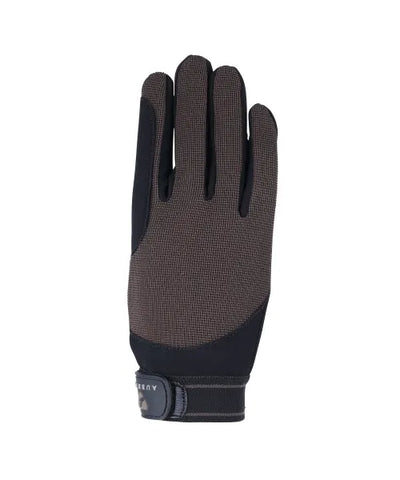 SALE Aubrion Mesh Riding Gloves - BROWN XS ONLY